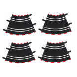 CONJUNTO DE EXTENSÃO 4 CURVAS 1/45 GRAUS PARA AUTORAMA CARRERA GO E DIGITAL 1/43 20061611